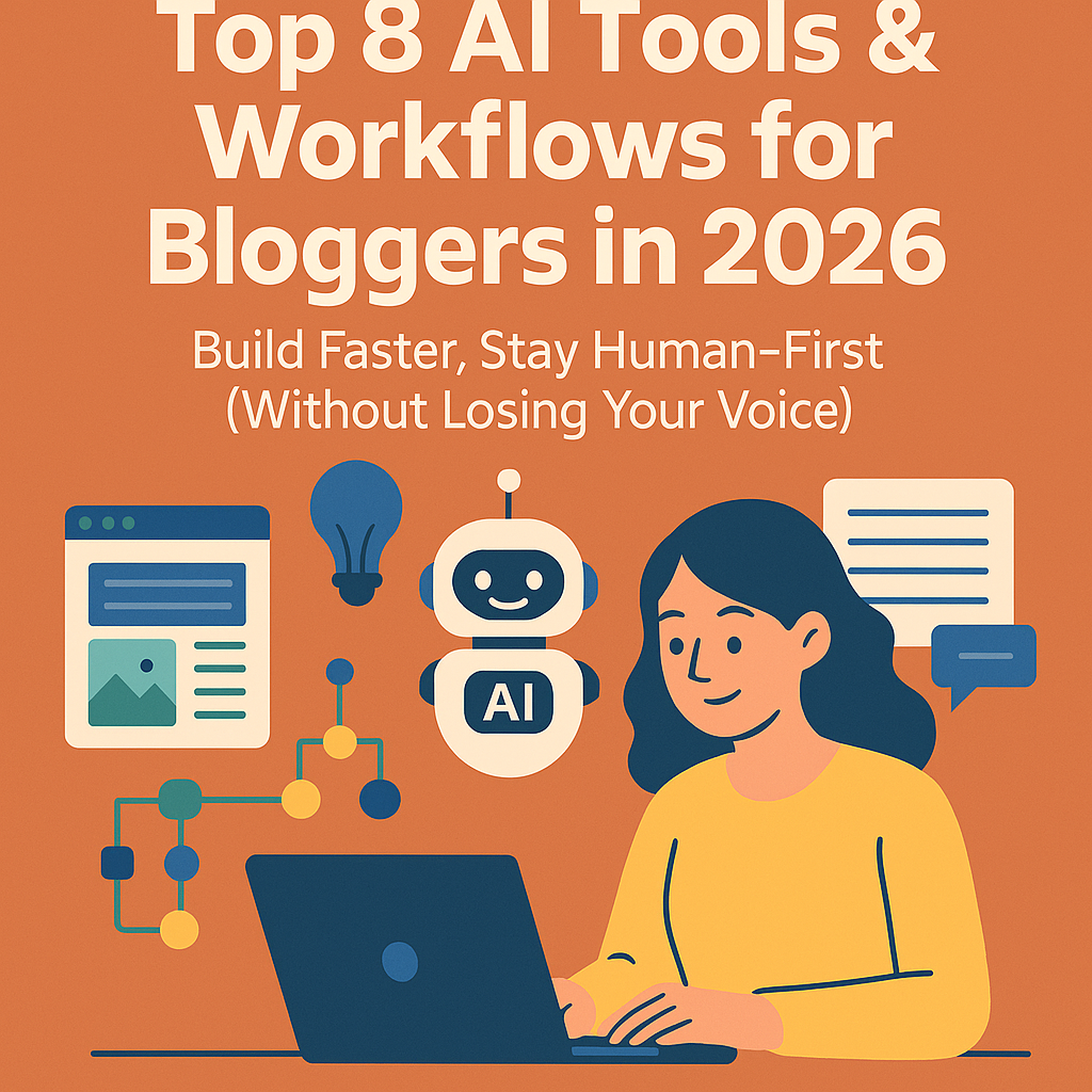 Top 8 AI Tools & Workflows for Bloggers in 2026